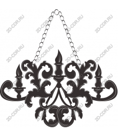  Elegant vintage chandelier