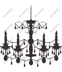  Elegant chandelier