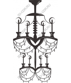  Elegant chandelier