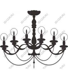  Elegant chandelier