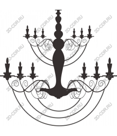  Elegant chandelier