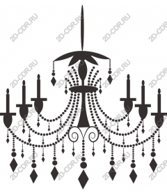  Elegant chandelier