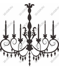  Elegant chandelier