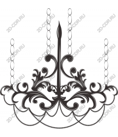  Elegant vintage chandelier