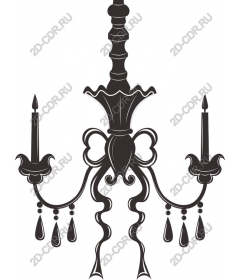  Elegant chandelier