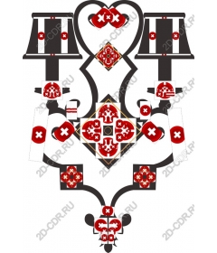  Elegant floral and decorative tube