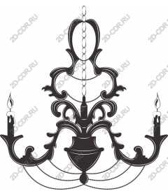  Elegant vintage chandelier