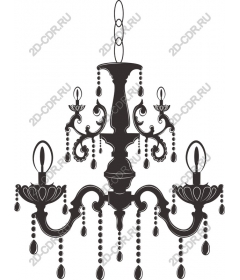  Elegant chandelier