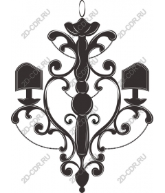  Elegant chandelier