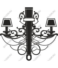  Elegant decorative chandelier