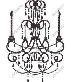  Elegant chandelier