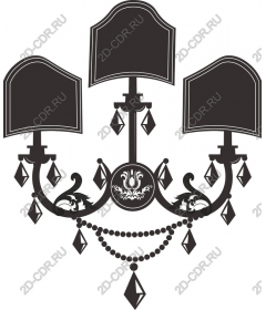  Elegant chandelier