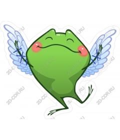  Charming frog and fairy