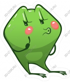  Fancy green character