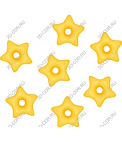  Charming set of icons with yellow stars