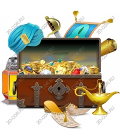  Adventure with treasure chest