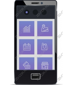  Elegant smartphone interface