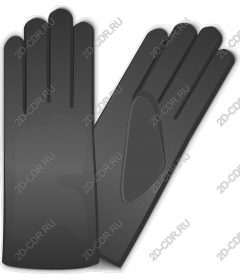  Black rubber gloves
