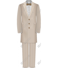  Elegant beige business suit