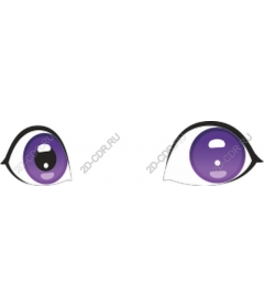  Captivating violet eyes