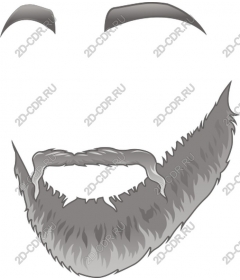  Stylized beard