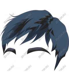  Stylish blue hair