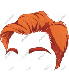  Bright orange hair