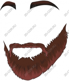  Stylized beard
