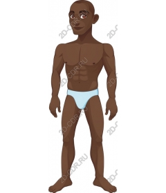  Stylized men's fitness
