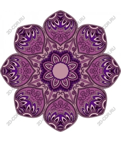 Majestic pink mandala
