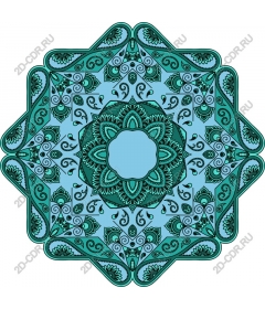 Turquoise mandala Delight