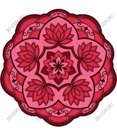  Bright mandala Lotus