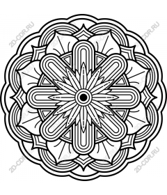 Floral mandala