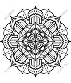 Floral mandala