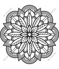 Floral mandala