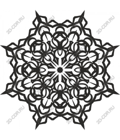  Elegant geometric mandala
