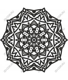  Complex geometric mandala