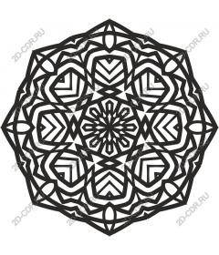  Elegant black mandala