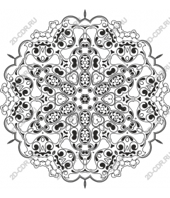 Floral mandala