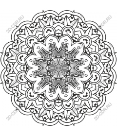 Mandala - Intricate floral pattern