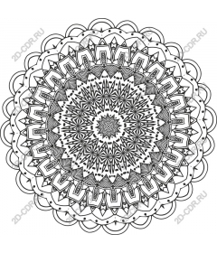 Mandala - complex geometry