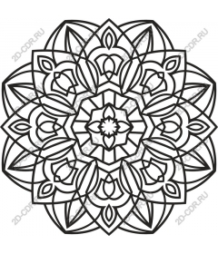 Floral mandala