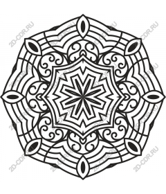 Mandala Line Art