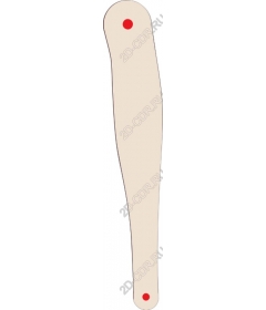 Creative abstract form with red accents