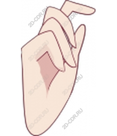  Elegant hand gesture