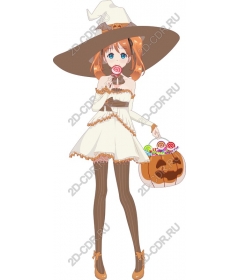  Charming witch at Halloween