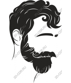 Modern bearded man
