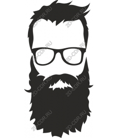  Cool bearded man