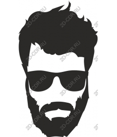  Modern bearded man