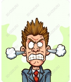  Angry businessman
